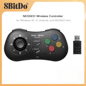 Original 8Bitdo NEOGEO Bluetooth Wireless Controller for Windows Android NEOGEO mini Classic Gamepad Officially Licensed by SNK