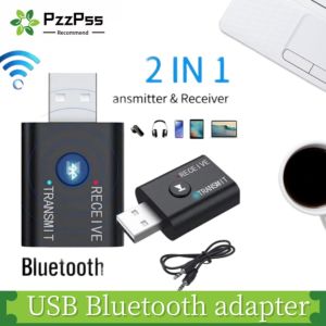 USB Bluetooth Adapter 5.0 For Wireless Speaker Audio Mouse Bluetooth Dongle USB Adapter 2 in 1 Bluetooth Receiver Transmitter