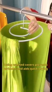 Rotating Drying Rack Round Spiral Quilt Sheets Hanger Blanket Hanger Stainless Steel Outdoor Home Balcony Hanger Save Space