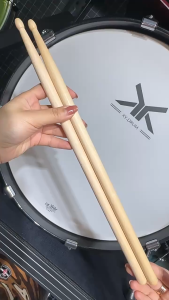 Heart String 5A Drum Sticks Maple Wood Drumstick 2pcs Drum Sticks For Beginners Students Adults Kids