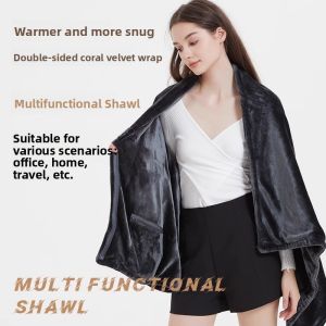 Small Size Electric Heating Blanket Office Leg Warmer Body Warmth Foot Heating Device Soft Touch Fleece Blanket Graphene Heating