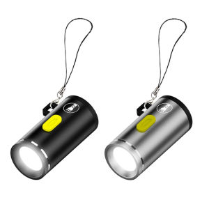 LED Handheld Mini Flashlight Type C Powered Small Pocket Flashlight Camping Torch Light for Outdoor Hiking Camping