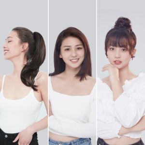 LUCY LEE | Lucy Lee Hair Extensions White Magic Box Set Long Hair Natural Pad Bun Headband Flower Bud Updo Fake Hair Pieces