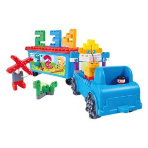 Hape | PolyM Soft Train Building Blocks for Kids