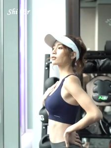 EDM Yoga Sports Bra for Women Adjustable Back Shockproof Push Up Fitness Vest Three Types Girls Gym Shirt Sportswear for Outdoor and Indoor Sports