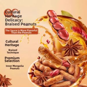 Three Squirrels | Ready-to-Eat Braised Peanuts 460g