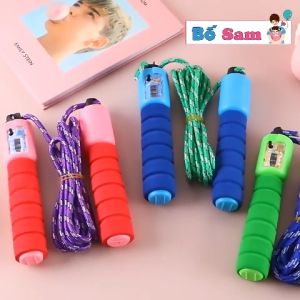Dây nhảy thể dục đếm số tự động cho trẻ em người lớn có thể điều chỉnh dây Shop Bố Sam