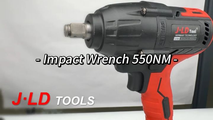 JLD Cordless impact wrench J88S impact jld 650nm terbaru impact baterai bor 88VF Bor bolak balik bor impact buka baut motor/CVT dan membuka baut ban mobil,bisa COD