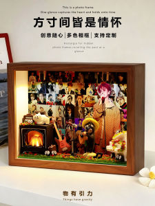 กรอบรูป Luyan ของขวัญวันเกิดสำหรับแฟนคลับ ไม้ ไม่ต้องประกอบ ไม่สามารถล้างได้ ไม่จำกัดอายุ ไม่สามารถปรับแต่งได้ ไม่สามารถแยกได้