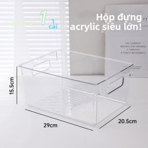 Jiaxun | Hộp Lưu Trữ Mica Trong Suốt