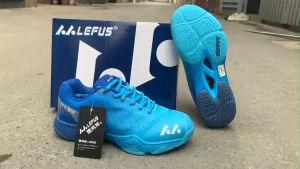 Giày Pickleball Nam Nữ Lefus L020 xanh Đế Kếp Cao Su Tự Nhiên Chống Bào Mòn - Giày Lefus L020