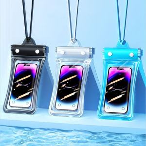 Underwater Phone Protector Touchable Waterproof Transparent with Lanyard Case for Swimming&Diving Universal Sealed CellPhone Bag