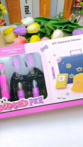 DIY Diamond Sticker Pen Gems Stamper Arts and Crafts for Kids by WISHLAND