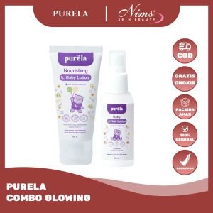(Free Gift) PURELA COMBO GLOWING | Hair Lotion (60ml) & Nourishing Baby Lotion (60gr)
