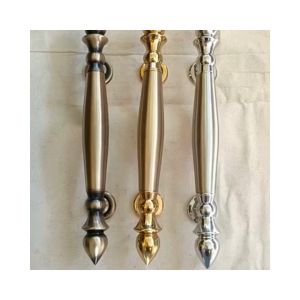 Handle Pintu Rumah Pagar Kuningan Antik Murah Motif Sawo 30cm