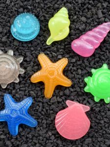Luminous Plastic Gem Stones Childrens Game Digging Fake Rocks Beach Outdoor Treasure Hunt for Kids Creative DIY Handmade Beads