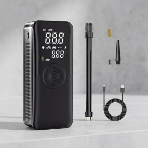 Portable Digital Air Pump Rechargeable Cordless Compressor 12V Car Motorcycle Bicycle Tire Inflator Electric Air Pump