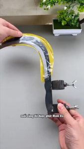 Đầu liềm cong gắn cán – Dụng cụ phát cỏ cắt cành thu hoạch đa năng cho nhà vườn