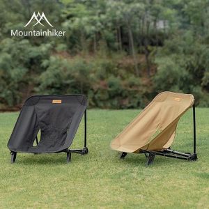Mountainhiker outdoor portable aluminum alloy beach chair camping self-driving storage Oxford cloth ultra-light folding chair