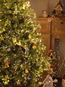 【Ready】【Vktech】LED Cluster Fairy Lights with Remote Cluster String Light Warm White Waterproof for Christmas Tree Plant Bedroom Garden