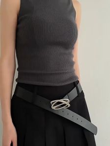 Dây lưng dây thắt lưng dây nịt nam nữ khóa kim loại thời trang cao cấp phong cách Hàn Quốc