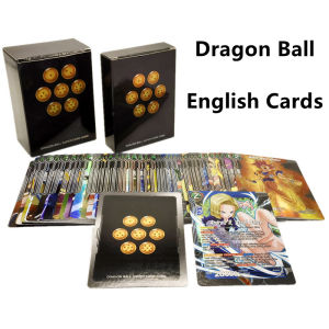 English Version Dragon Ball Card No-repeat 50Pcs 100Pcs Son Goku Saiya Vegeta TCG Card Hobbies Figurine Toys For Children Gift