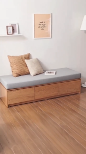Storage Bench with drawer entryway shoe bench with cushion bedroom side bench Long bench