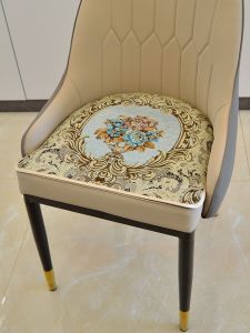 Modern Minimalist Thin Nordic U-Shaped Dining Chair Cushion All-Season Anti-Slip Arc Shaped Luxury Home Furniture Accessories