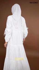 NMR Midi Dress Katun Bordir Vol 2363-1