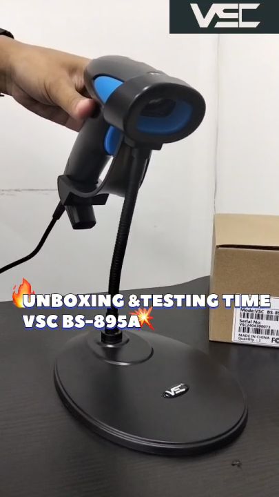 2D BARCODE SCANNER E-FAKTUR VSC BS-899A (QR CODE-PDF 417-EFAKTUR) USB