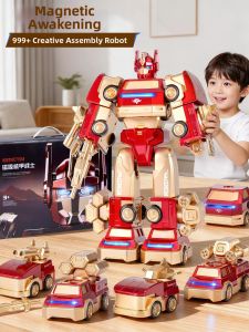 FUMENGLAN | Magnetic Assembling Intelligence Development Robot Toy