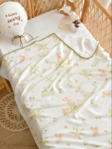 ANYOUBI | Bamboo Fiber 4 Layers Baby Blanket