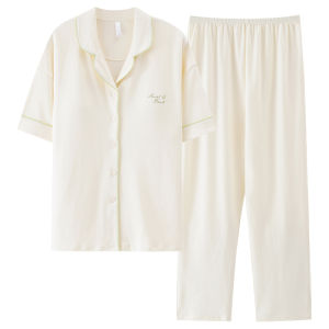 MiiOW | Summer Breathable Short-sleeve Padded Plus Size Sleepwear