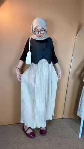 Rok Plisket Mayung / Rok Plisket / Plisket Premium / Pleated Skirt Murah Kekinian