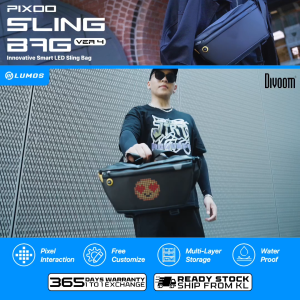 【READY STOCK】 Divoom Pixoo Sling Bag Global Version - Innovative Smart LED SlingBag