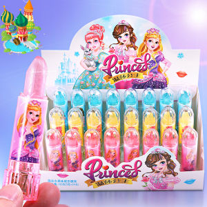 Fruit Flavored Lipstick Candy Confectionery Snack for Kindergarten Kids Shape Candy Stick Children Toy Gift Box Packaged