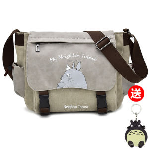 กระเป๋าสะพายข้างผ้าแคนวาส กระเป๋าสะพายข้างแบบสะพายไหล่เดียวสำหรับเยาวชน กระเป๋าใส่โน้ตบุ๊กขนาดเล็ก กระเป๋าสะพายข้างแบบลำลอง