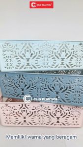 Clio Keranjang Plastik Quattro 8362 - Keranjang Storage Basket Estetik