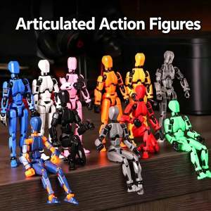 clu Dummy13 Lucky 13 Articulated Action Figure Building Blocks Multi Joint DIY Movable Robot Model Toys ulc