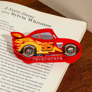 Disney Cars 3 Lightning McQueen Shark Bite Hair Clip Stylish Personality Daily Practical Hair Accessories Secure Hair Clamp