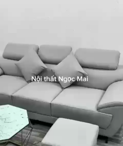 Bộ Sofa Da PU Dài 2m2 Cao Cấp – Phòng Khách Hiện Đại – Mẫu Bán Chạy 2025