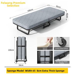 FWTDF | Portable Single Folding Bed for Nap and Office