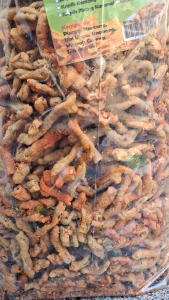 KERIPIK USUS AYAM CRISPY SUPER 1KG PEDASGURIHRENYAH DAN EKSTRA DAUN JERUK NAMPOL