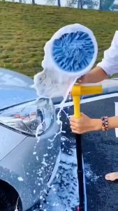 🚚พร้อมส่ง🚚 แปรงล้างรถ ไม้ล้างรถ ล้างรถ แปรงทำความสะอาด แปรงฉีดโฟม พร้อมขวดใส่น้ำยา แปรง ที่ล้างรถ Car Wash Brush HHsociety