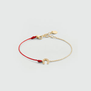 AGATHA | Equestrian Inspired Red Rope Bracelet
