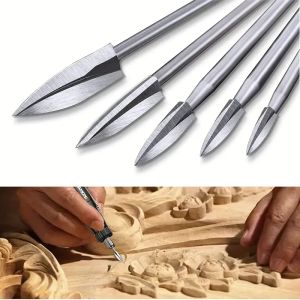 Wood Carving Drill Bits Set for Dremel Rotary Tool with 1/8” Shank for DIY Carving Drilling Micro Sculpture