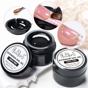 AWStorG Hema Free 15ML Extension Nail Gel Clear French Nail Art DIY Gel Builder UV Gel For Quick Prolong Nails Finger Tools