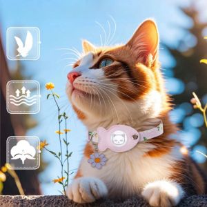 Kalung Kucing Pet AirTag Locator Collar Air Tag Necklace