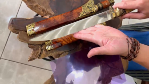 GOLOK SEMBELIH BAJA ELMAX / GOLSEM BAJA MODERN TAHAN KARAT TAJAM