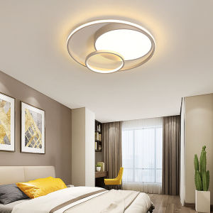 Lantu 40cm 50cm 60cm từ xa mờ vòng vàng đen đèn Led trần 3 màu đèn phòng ngủ ban công phòng học nhà bếp phòng tắm